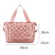 thumbnail image 2 of Hukapapa Bolsa de viaje Bolsa deportiva para gimnasio Bolsa de mano plegable Bolsa grande para pasar la noche con bolsillo húmedoPolvo de arándano, 2 of 5