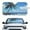 Beach Beach Palm Tree, variant on KUIFORTI Car Windshield Sun Shade for Women, Palm Tree Car Window Shades Front Windshield Foldable Automotive Window Sunshades, Overlapping Design