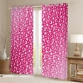 thumbnail image 2 of Manfei Pink Cartoon Moon Curtains Pack of 2 (42x84 Each) for Teen, Kawaii Stars Lover Curtains Blackout, Princess Style Bedroom Curtains, Window Curtains Room Decor, 2 of 6