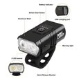 thumbnail image 5 of Faros delanteros de aleación de aluminio para bicicleta, luces de bicicleta para exteriores de haz alto y bajo de alto lumen, luces delanteras y traseras con carga USB, 5 of 5