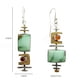 thumbnail image 2 of Creative Turquoise Earrings Vintage Rectangular Earrings Great Gifts for Women, 2 of 5