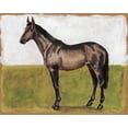 thumbnail image 2 of McCavitt, Naomi 14x12 Gold Ornate Wood Framed with Double Matting Museum Art Print Titled - Equestrian Studies IV, 2 of 4