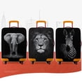 thumbnail image 2 of Funda de equipaje de tela elástica, funda protectora para maletas, funda protectora para equipaje, adecuada para maletas de 18 a 32 pulgadas, organizador de viaje, 2 of 5