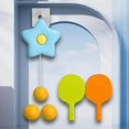 thumbnail image 4 of Table Tennis Trainer Parent Child Interaction Toy Hanging Table Tennis Exerciser for Door Frame, 4 of 9