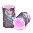 thumbnail image 7 of Yayeee Flameless Candles with Remote Flickering Battery Operated Multi Color Changing, Black, 7 of 7