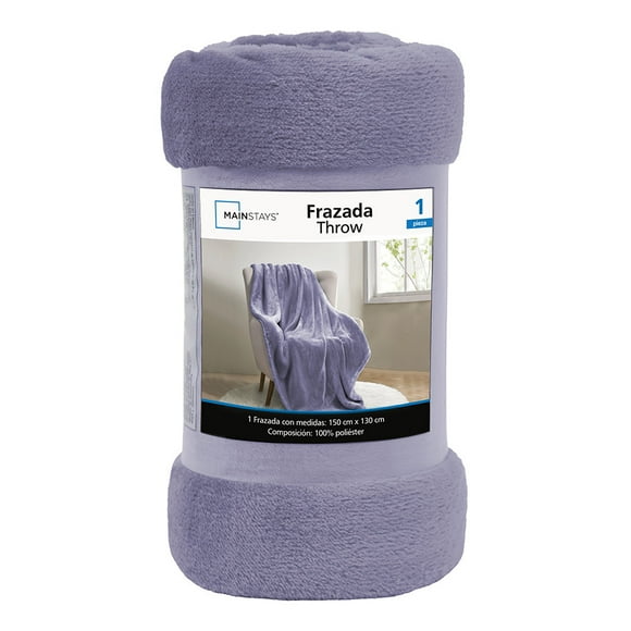 Frazada Mainstays 150 x 130 cm Lila