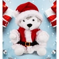 thumbnail image 4 of DolliBu Santa Wolf Stuffed Animal Plush Toy - Super Soft Wild Animal Dress Up with Red Santa Claus Outfit, Cute Wildlife Gift, Perfect Holiday Christmas Gift - 6 Inches, 4 of 6