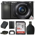thumbnail image 1 of Sony ZV-E10 Mirrorless Camera +  Sony 16-50mm Lens ILCE-6400L/B + 64GB Memory Card + Card Reader, 1 of 6