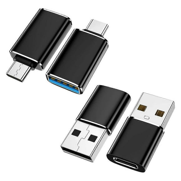4 Pack USB C to USB Adapter &USB to USB C Adapter for /PC////Laptop//CarPlay