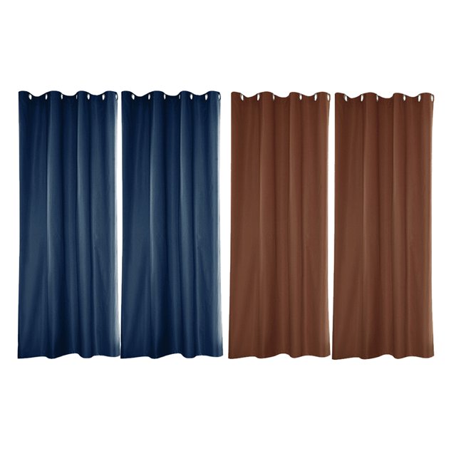 4x Cortinas Exteriores Para Interiores Con Protección Para Pérgo De Patio Sunnimix Cortinas de interior al aire libre