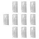 thumbnail image 2 of 50x Reflectores de advertencia genéricos para coche, resistentes, impermeables y adhesivos Blanco, 2 of 9