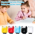 thumbnail image 3 of Dashed Handwriting Lines Practice Roller Stamp, Self-Inking Line Rolling Stamp for Teachers, Classroom Must Haves for Preschool Kindergarten, Handwriting Practice Tool with 0.63" Triple-Line Design, 3 of 7
