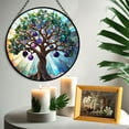 thumbnail image 6 of 89Bloom Fig Tree Window Hanging Stained Glass, Fig Tree Suncatchers for Windows Stained Glass, Stained Glass Fig Tree suncatcher, 6 of 7