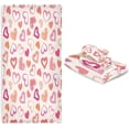 thumbnail image 6 of Coolnut 3 PCS Towel Valentine's Day Mother's Day Red Hearte Love Cotton Bath Towel Set (1 Bath Towel, 1 Hand Towel, 1 Washcloth) for Bathroom, Super Soft and Quick Dry Towels, 6 of 6