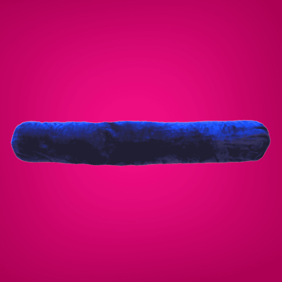 Faux Fur Extra Long Bolster Pillow with Adjustable Insert Mauve