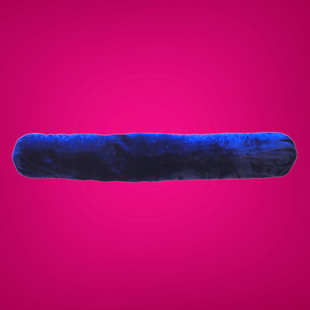 Faux Fur Extra Long Bolster Pillow with Adjustable Insert Mauve