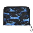 thumbnail image 7 of 13 Individual Pockets Organ Folder Waterproof A4 Size File Folder Home Work Office Categorized Storage File Manager Blue Glowing Deer, 7 of 7