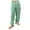 a-Green555128, variant on VNKIDY Women's Casual Pants Checkered Pattern Loose Pants Elastic Waisted Lightweight Fabric Comfortable Trousers For Casual Daily Outdoor Leisure Activities Relaxed Fit Trousers