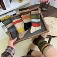 thumbnail image 4 of 5 Pairs Womens Novelty Cute Crew Socks Colorful Funny Ankle Socks Gifts for Womens Socks, 4 of 4