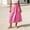 Pink, variant on Women's Bubble Midi Skirt Elastic Waist Puffy Hem Skirt Solid Casual Beach Skirts