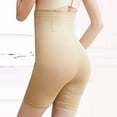 thumbnail image 4 of Homgro Women's High Waisted Thigh Slimmer Shapewear Shorts Tummy Control Hip Dip Shaper Underwear Panties Nude Medium, 4 of 5