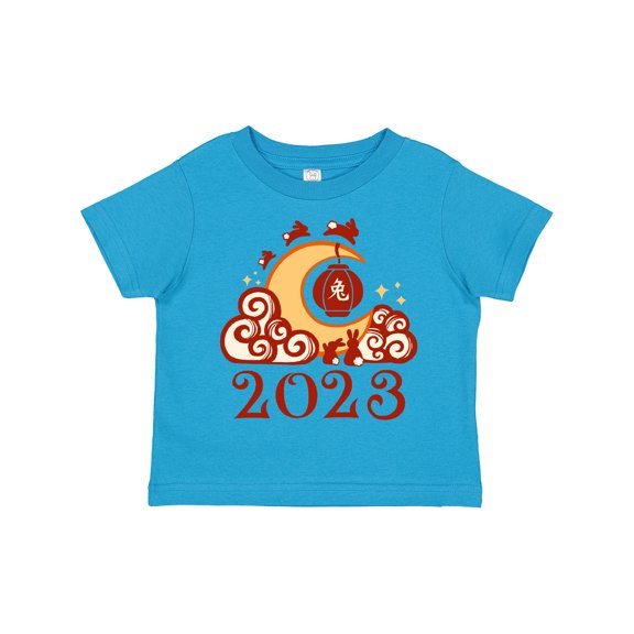 Inktastic 2023 Chinese Year of the Rabbit Boys or Girls Toddler T-Shirt