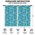 thumbnail image 2 of Blackout Kids Curtains,Excavator and Stop Sign Blue Children's Insulated Curtains Set Of 2,Bedroom Essentials,Toddler Room Decor 52"x84", 2 of 5