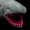thumbnail image 4 of Peluche Frankiezhou Home Realistic Frilled Shark 52 cm, gris, 4 of 6