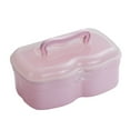 thumbnail image 1 of Handled Storage Box Cosmetics Medicine Sewing Thread Nail Polish Holder Case, 1 of 10