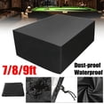 thumbnail image 2 of 7/8/9ft Pool Table Cover Furniture Rain Cover UV Silver Pool Table Cover, Pool Table Waterproof Cover Snooker Pool Table, 2 of 5