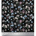 thumbnail image 1 of Soimoi Cotton Duck Fabric Artistic Floral Print Fabric by Yard 42 Inch Wide, 1 of 3