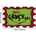 Christmas Doormat Holiday Indoor Outdoor 40 x 60cm,Christmas Grinch Mat