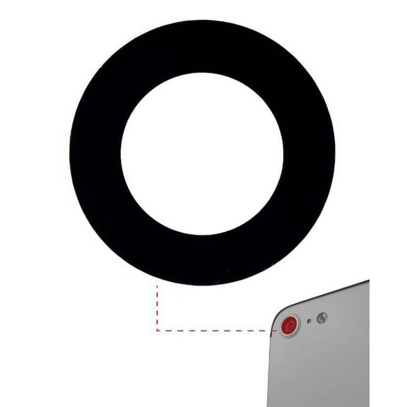 Replacement Back Camera Lens With Adhesive (Glass Only) Compatible For iPhone 7 / 8 / SE (2020) / SE (2022) (All Colors) (10 Pack) (Real Sapphire)