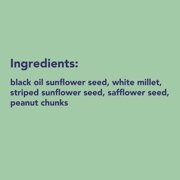 Divine Blend Wild Bird Seed Mix, 25 lbs - Premium Low-Waste Seed with 65% Black Oil Sunflower, Safflower, Millet & Peanuts, High-Energy Mix for Tube, Hopper & Platform Feeders, Carry Handle Bag