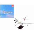 thumbnail image 4 of Airbus A380-800 Commercial Aircraft "Emirates Airlines - New Livery" White with Striped Tail "Gemini 200" Series 1/200 Diecast Model Airplane by GeminiJets, 4 of 4