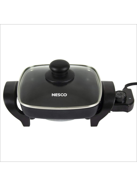 Nesco, Black, 8 inch, ES-08, Electric Skillet, 800 watts