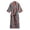 a-Blue, variant on Yhkghxis Womens Boho Floral Print Robe Lightweight Short Sleeve Bathrobe Soft Kimono Robes V-neck Loungewear with Pockets Spa Bath Quick Dry Robe for Couples