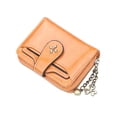 thumbnail image 1 of Qarigey Cartera de moda de cuero PU para mujer, cartera con cremallera de gran capacidad, monedero para mujer, monedero pequeño, tarjetero Carteras Amarillo, 1 of 6