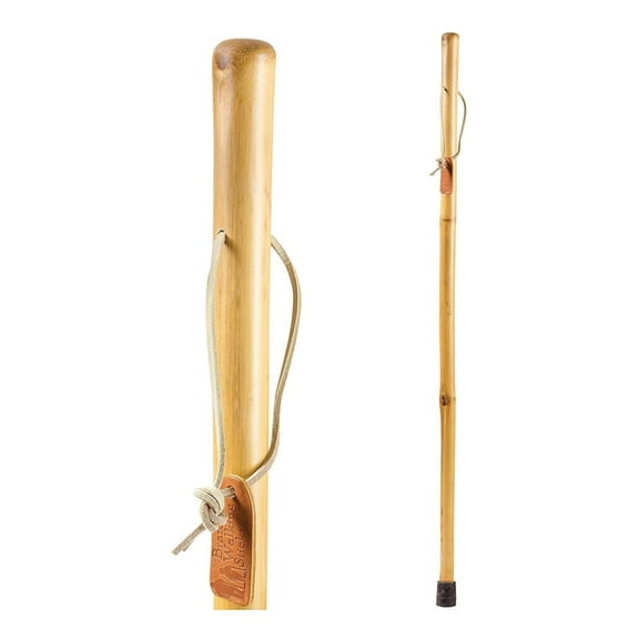 Brazos Free Form Bamboo Wood Walking Stick 48 Inch Height