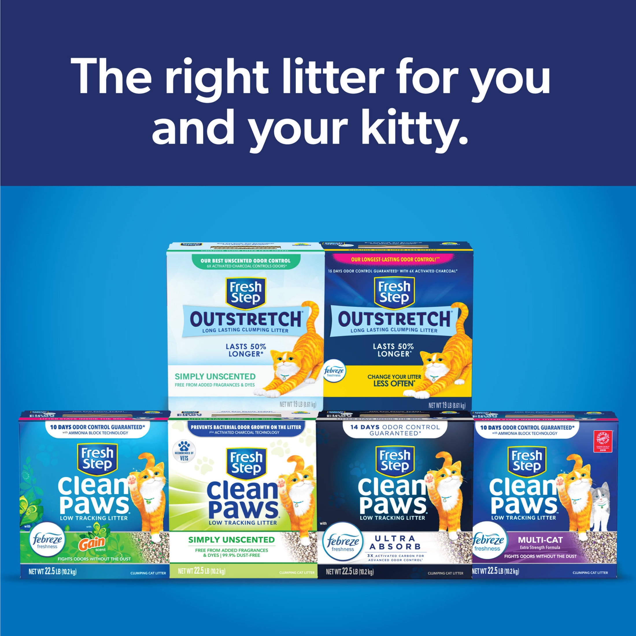 Cat litter clean paws online
