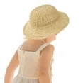 thumbnail image 3 of FRSASU Temperament Girl'S Seaside Bow Sun Hat Breathable Children'S Baby Girl Weave Hat, 3 of 7