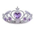 thumbnail image 3 of Conjunto de corona y varita de princesa con accesorios de princesa con purpurina para niñas, 3 of 12