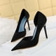 thumbnail image 3 of Zapatos de tacón alto sexys de moda para mujer, zapatos de tacón alto para boda, zapatos de tacón alto para mujer con boca poco profunda y puntiaguda, zapatos de tacón de tela para novias individuales, 3 of 5
