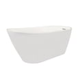 thumbnail image 7 of Altair Design Shaia 67" x 32" Freestanding Soaking Acrylic Bathtub in White, 7 of 7