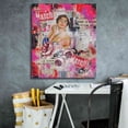 thumbnail image 5 of Epic Graffiti 'Paris Match' by David Drioton, Giclee Canvas Wall Art, 26"x30", 5 of 8