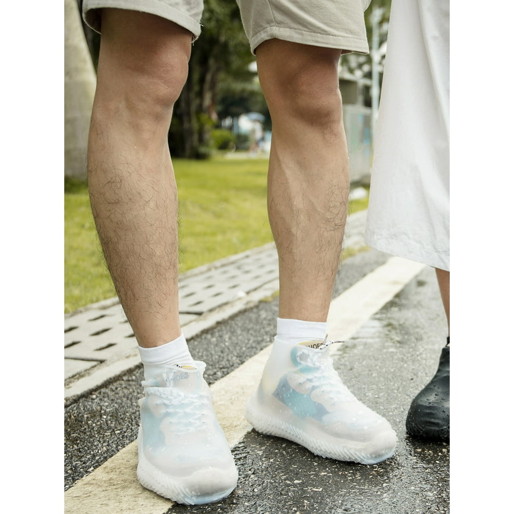 Men Women Waterproof Shoe Cover Reusable Silicone Boot Shoe Covers