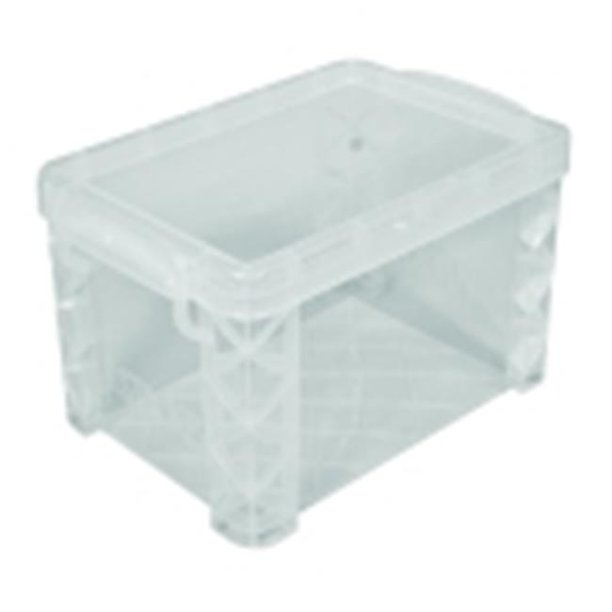 Advantus 4 x 6 in. Plastic File Index Card Holder, Clear