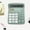 Green, variant on FNYOXU Calculators for School Calculator-Power Handheld Desk Calculator With 12 Digit Large LCD Display For Students & Kids