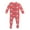 English Rose Travel Guide, variant on Print Footie with Zipper in Zebra Gymnastics (Newborn)