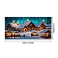 thumbnail image 3 of Christmas Garage Door Cover Banner Christmas Garage Door Decorations Snowman & Xmas Trees & Diverse Vehicle, Large Holiday Decorations Banner for Xmas Winter Party Outdoor Christmas Decor(82x188inch), 3 of 4